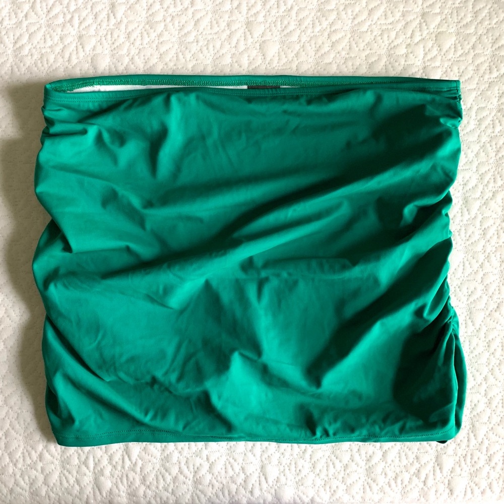 Lime Ricki Ruched Swim Skirt